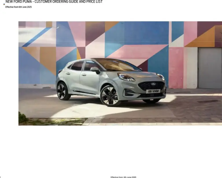 Ford New All Electric Ford Puma Gen E