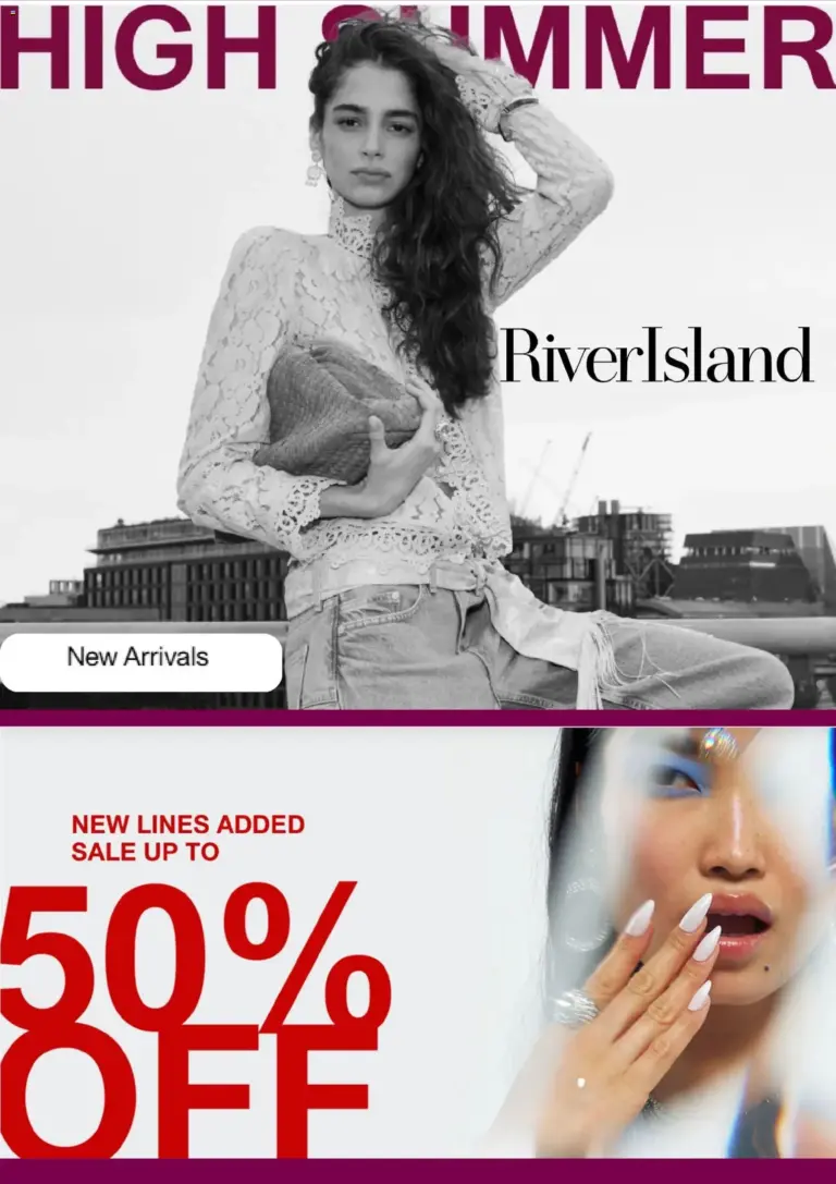 River Island Summer sale