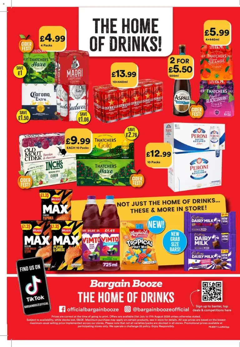 Bargain Booze Offers