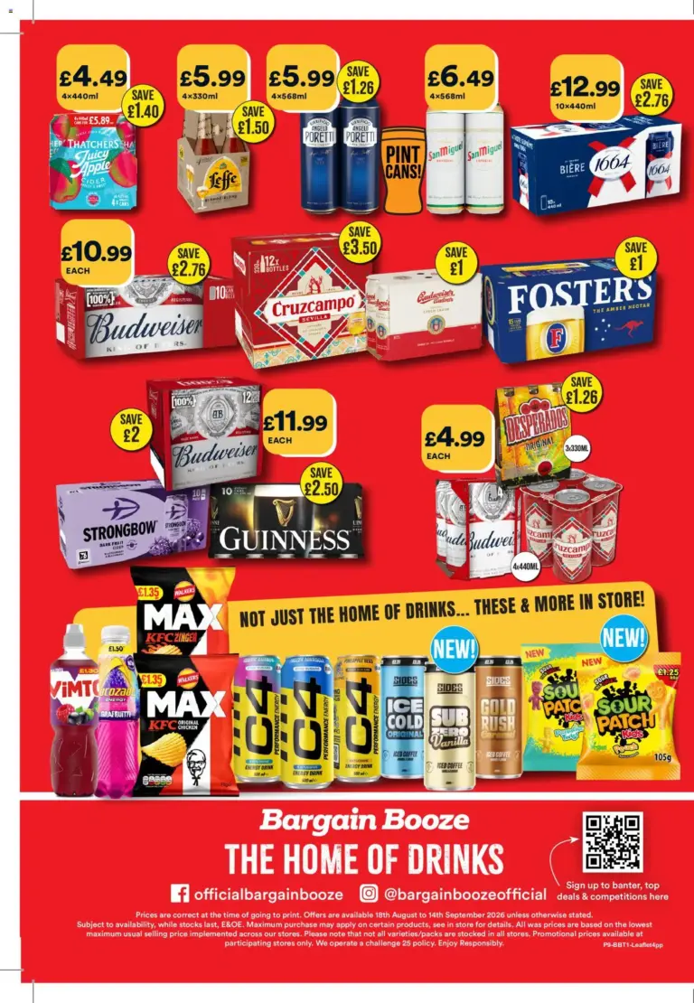 Bargain Booze Offers