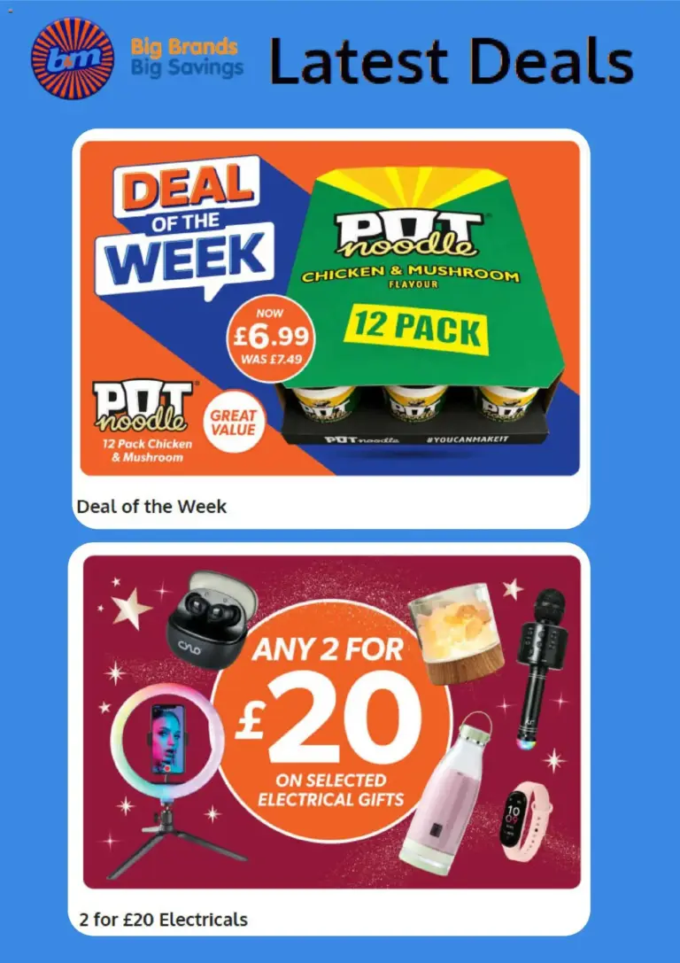 B&M Offers